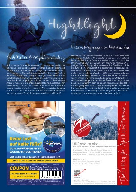 Alpsee Grünten & - Das Allgäu Ferienmagazin "Ausgabe 14"