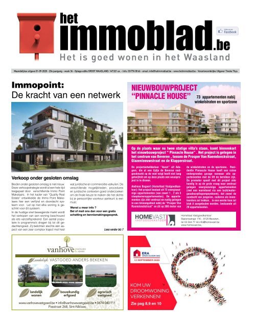 Het Immoblad van 1 september 2020