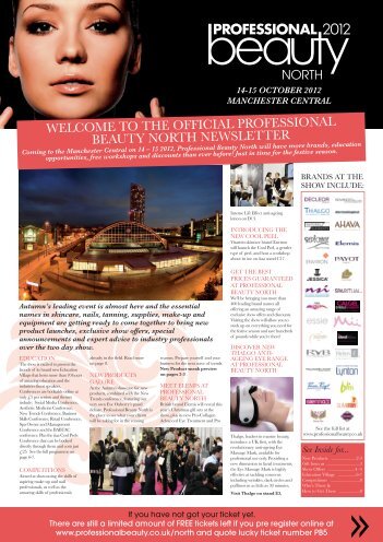 Newsletter (pdf) - Professional Beauty