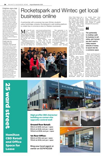 Waikato Business News August/September 2020