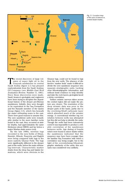 Saudi Sandstone Correlations