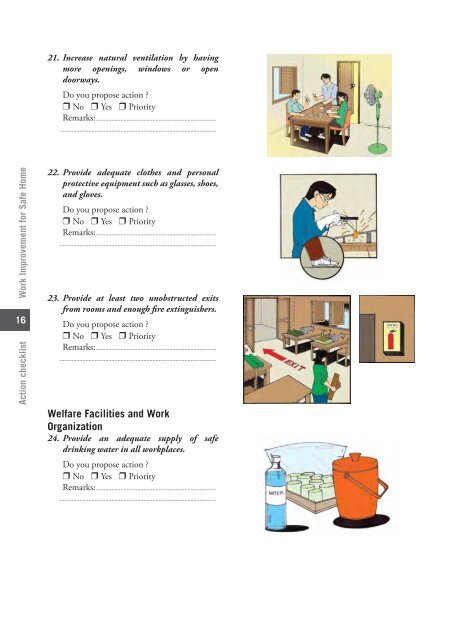 Work Improvement for Safe Home - International Labour Organization