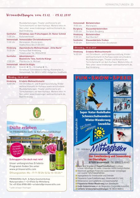 Alpsee Grünten & - Das Allgäu Ferienmagazin "Ausgabe 9"