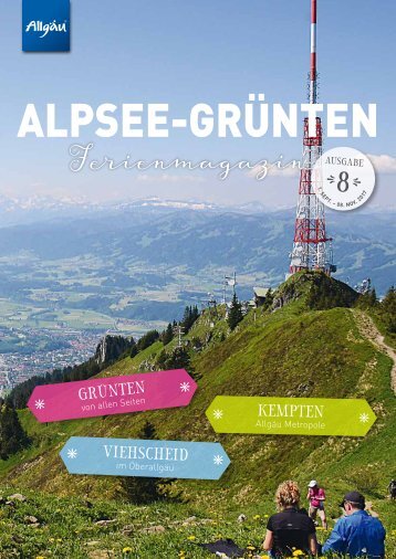 Alpsee Grünten & - Das Allgäu Ferienmagazin "Ausgabe 8"