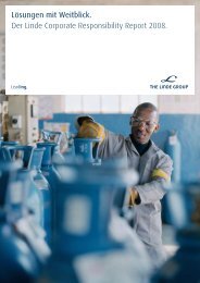 CR-Report 2008 - The Linde Group