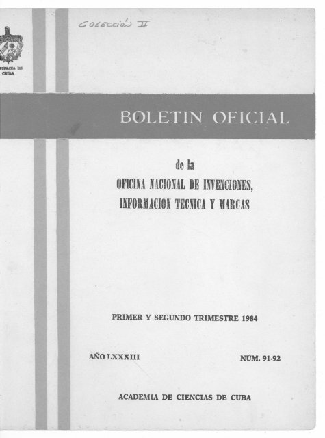 ir - Oficina Cubana de la Propiedad Industrial