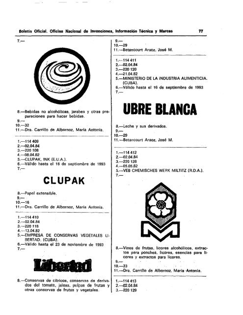 ir - Oficina Cubana de la Propiedad Industrial