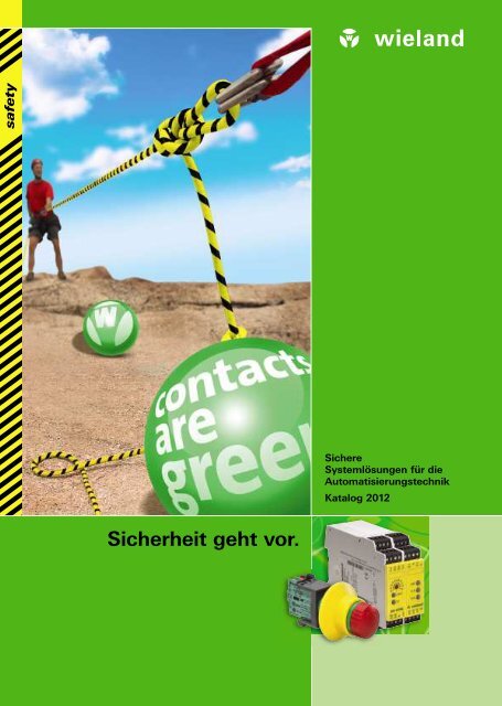 safety - Katalog - Wieland Electric