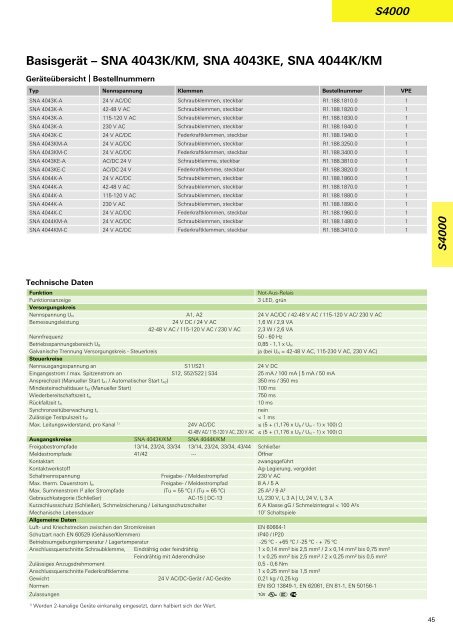 safety - Katalog - Wieland Electric