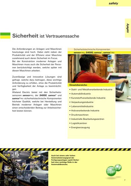 safety - Katalog - Wieland Electric