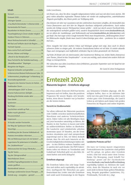 Land & Leben Ausgabe September 2020