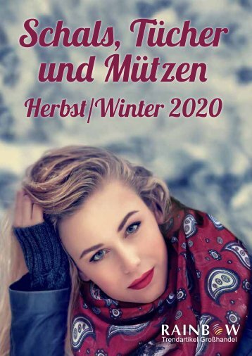 Schal Katalog Herbst 2020