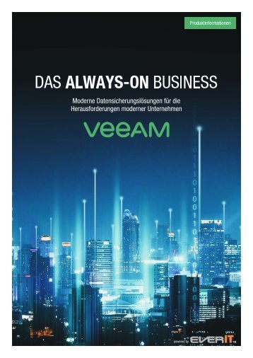 Das Always ON Business - Datensicherheit mit Veeam und Cloudmarkt.de (08_2020)