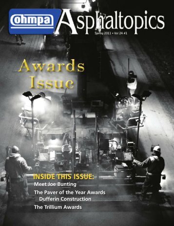 ASPHALTopics | Spring 2011 | VOL 24 | NO 1