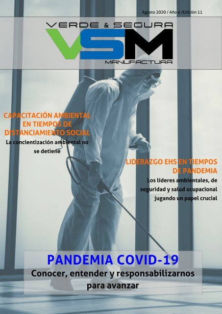 Edición 11. Agosto 2020. Revista Verde & Segura Manufactura