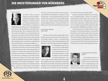 DIE MEISTERSINGER VON NÜRNBERG - PentaTone