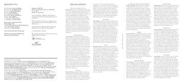 Besetzungszettel als PDF-Download - Bayerische Staatsoper