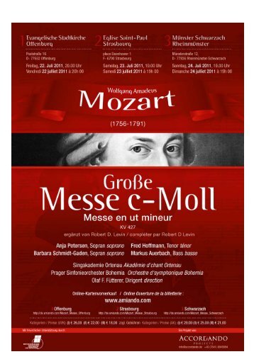 WA Mozart: Große Messe in c-Moll KV 427 - Accordando Projects