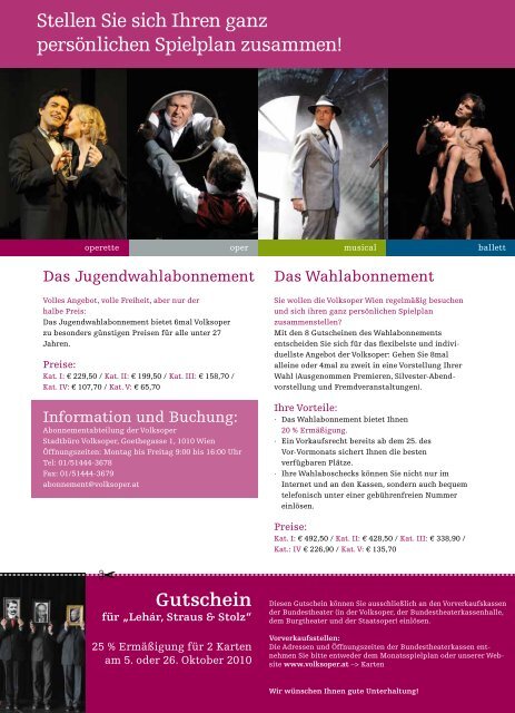 Das ärgert mich so an Ihnen, Dolly - Volksoper Wien