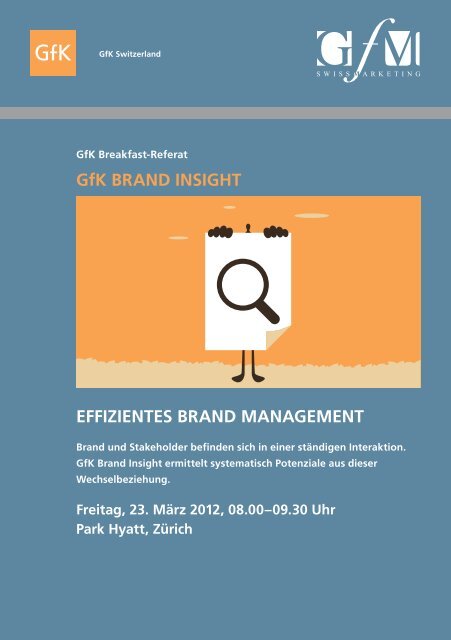 GfK BRAND INSIGHT EFFIZIENTES BRAND ... - GfK Switzerland