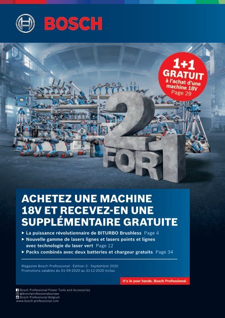 BOSCH PRO Magazine September 2020 FR