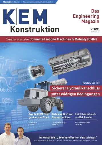 KEM Konstruktion Connected mobile Machines & Mobility (CMM) 2020