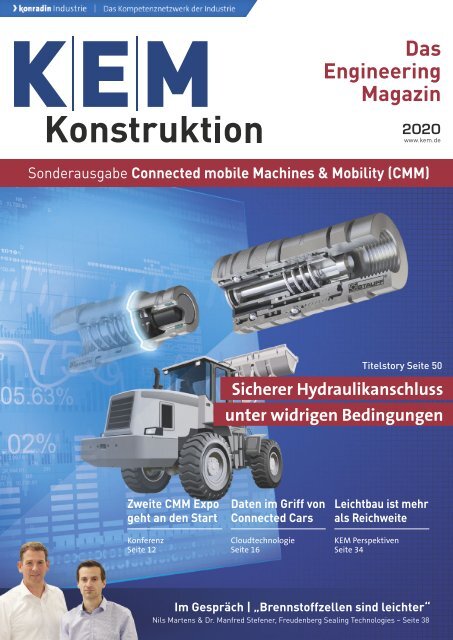 KEM Konstruktion Connected mobile Machines & Mobility (CMM) 2020