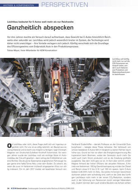 KEM Konstruktion Connected mobile Machines & Mobility (CMM) 2020