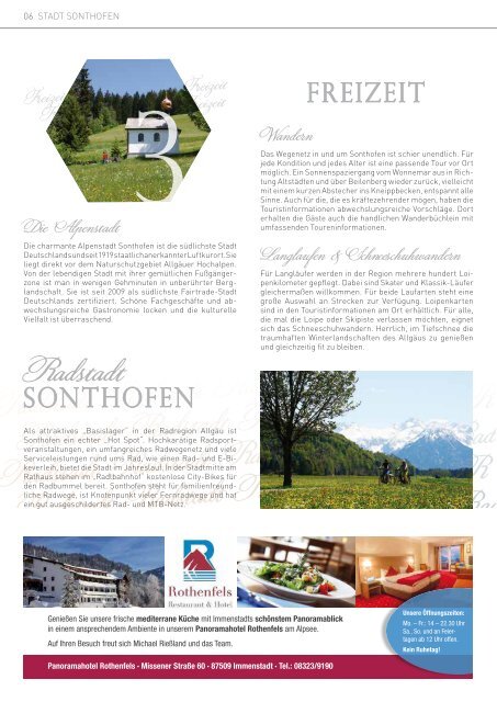 Alpsee Grünten & - Das Allgäu Ferienmagazin "Ausgabe 5"