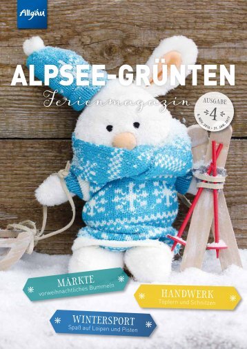 Alpsee Grünten & - Das Allgäu Ferienmagazin "Ausgabe 4"