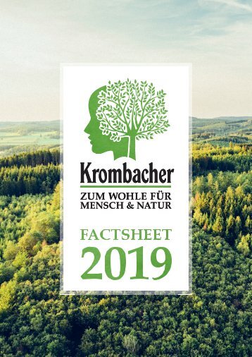 Krombacher Factsheet 2019