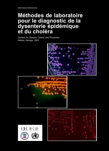 Méthodes de laboratoire pour le diagnostic de la dysenterie ...