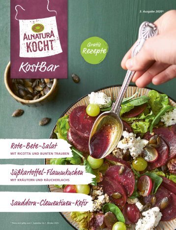 Alnatura Kostbar-Rezeptjournal 3. Ausgabe 2020