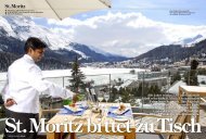 St. Moritz bittet zu tisch - Mathis Food Affairs