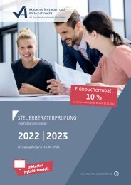 Steuerberaterprüfung 2022 I 2023