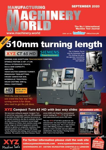 Manufaturing Machinery World September 2020