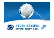 Lütfen PDF Olarak İndirmek için Tıklayınız - Kayseri Sanayi Odası