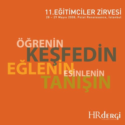 ÖĞRENİN ÖĞRENİN - HR İnsan Kaynakları ve Yönetim Dergisi