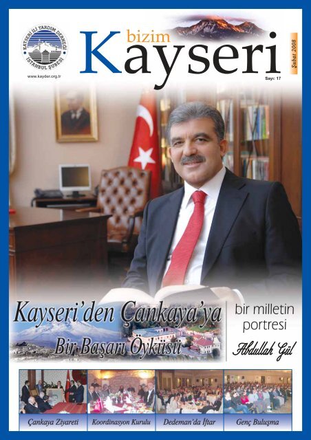 Abdullah Gül - Kayseri İli Yardım Derneği İstanbul Şubesi