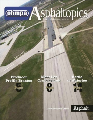 ASPHALTopcs | Summer 2012 | VOL 25 | NO 2