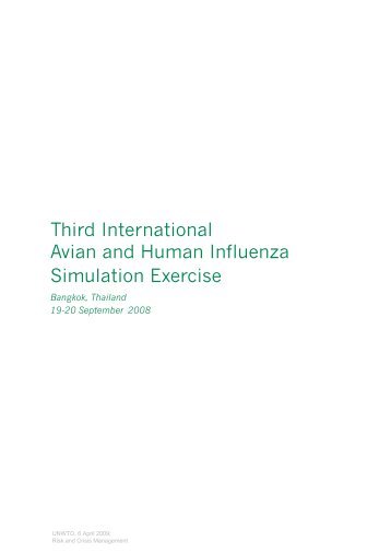 Third International Avian and Human Influenza Simulation Exercise