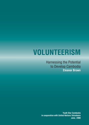 Volunteerism: Harnessing the Potential to Develop Cambodia