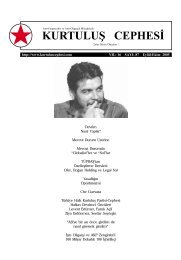 Kurtuluş Cephesi, Sayı: 87, Eylül-Ekim 2005