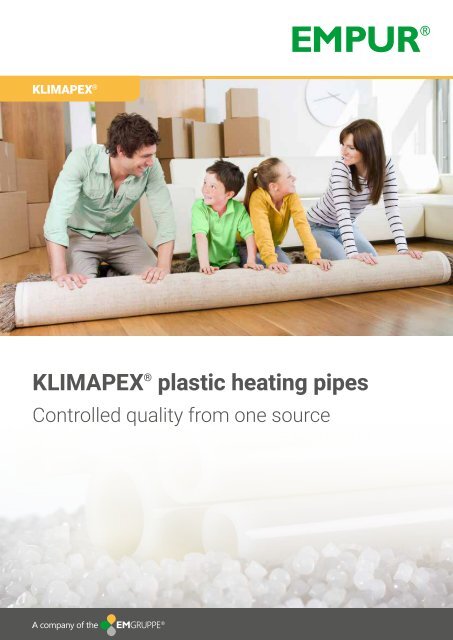 KLIMAPEX plastic heating pipes en