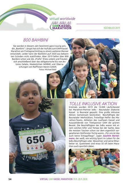 Virtual worldwide EAM Kassel Marathon 2020- Virtual Magazine