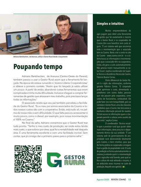 Revista Coamo Edição de Agosto de 2020