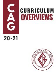 Curriculum Overview 20-21