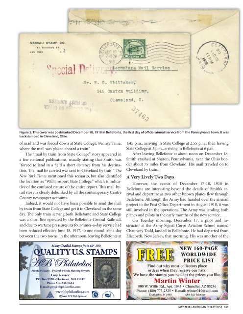 The American Philatelist May 2018