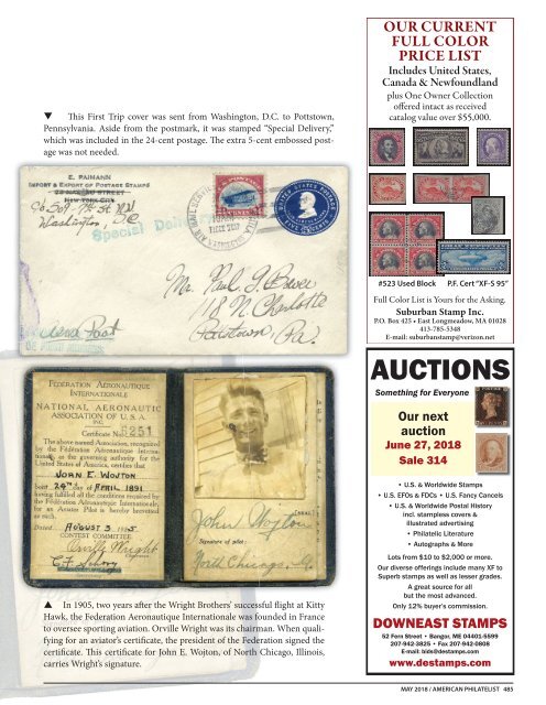 The American Philatelist May 2018