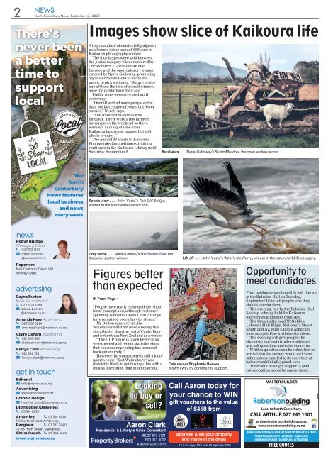 North Canterbury News: September 03, 2020